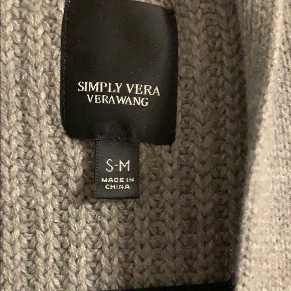 Gray Vera Wang cardigan - Picture 2 of 3